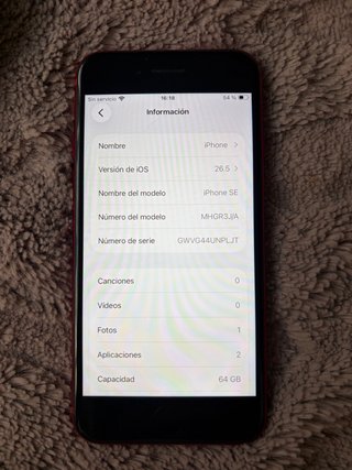 iPhone SE Rosso