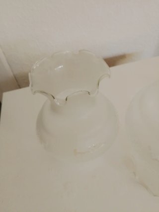 Dos tulipas de cristal