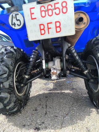 Quad Yamaha Grizzly 450 Azul