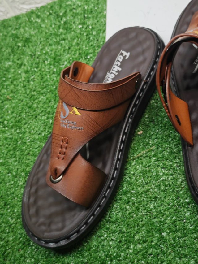 Sandalias Hombre Fashion Marrón N*43