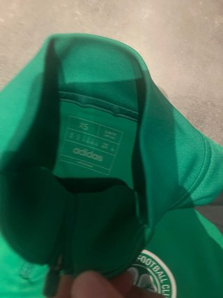 Felpa Adidas Celtic XS Uomo Verde/Nero uomo