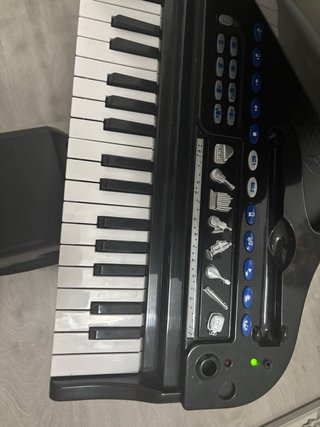 Piano Infantil con Taburete y Micrófono