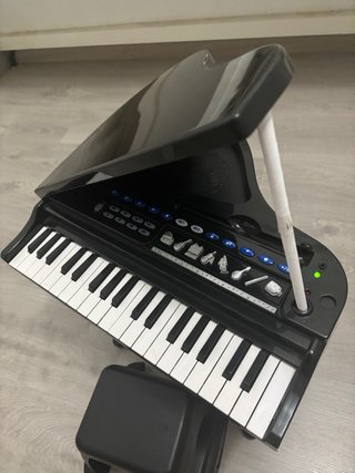 Piano Infantil con Taburete y Micrófono
