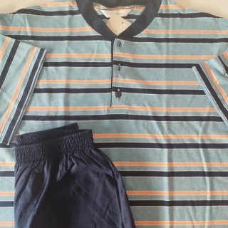 Pijama hombre corto rayas nuevo