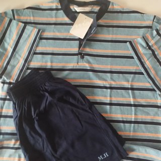 Pijama hombre corto rayas nuevo