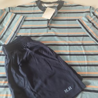Pijama hombre corto rayas nuevo