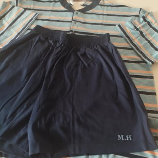 Pijama hombre corto rayas nuevo