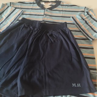 Pijama hombre corto rayas nuevo