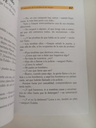 El asesinato de la profesora de lengua