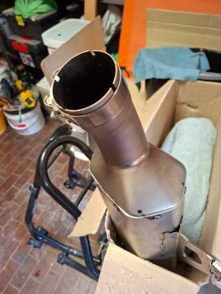 Scarico Akrapovic Carbonio e Titanio