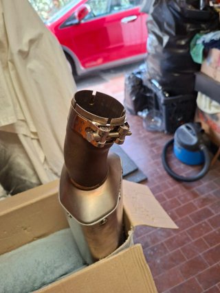 Scarico Akrapovic Carbonio e Titanio