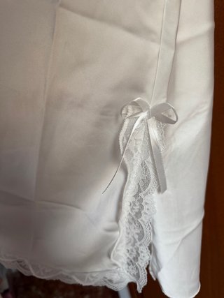 Vestido lencero blanco  Maison Robes