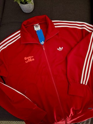 Chaqueta adidas x Bad Bunny Firebird roja NUEVA