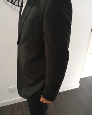 Traje de hombre gris