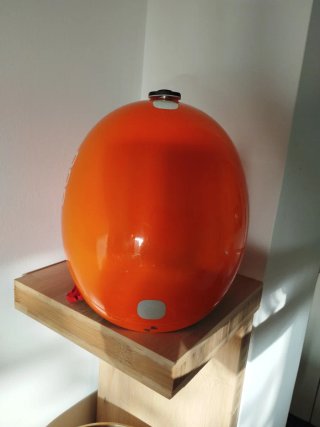 Casco de esquí Pocito naranja XS-S
