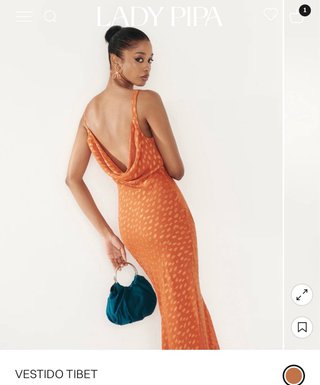 Vestido Lady Pipa Naranja
