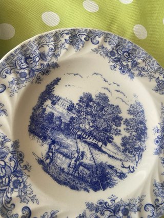 Lote 9 Platos Porcelana Ironst