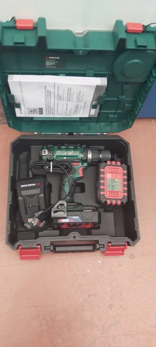 Parkside 20V Taladro Atornillador Inalámbrico Set