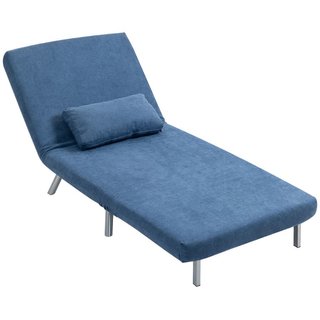 Sillón tapizado con función de cama, diseño 3 en 1