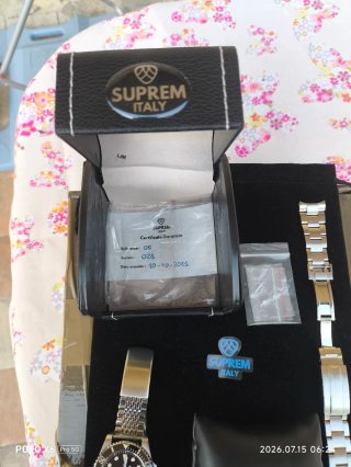 Orologio automatico Suprem Italy ETA 2824-2