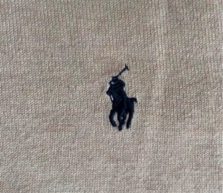 Jersey Polo Ralph Lauren cuello alto beige