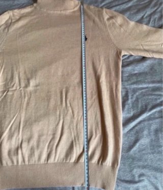 Jersey Polo Ralph Lauren cuello alto beige