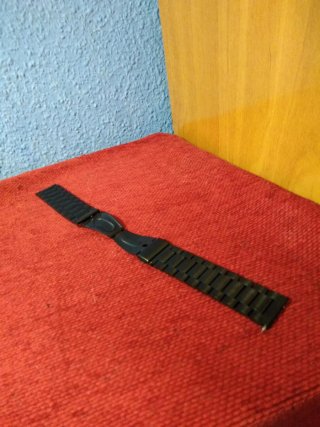 Correa de reloj negra
