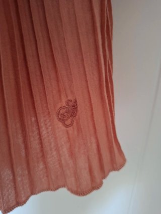 Vestido Amichi rosa plisado talla M