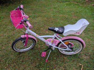 Bici niña 16 Minnie Mouse con cesta