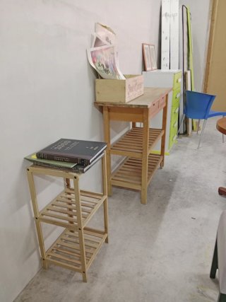 Muebles.Conjunto 3 Módulos Estantería + armario