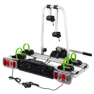 Wiltec | Portabicicletas para coche para 2 bicicle