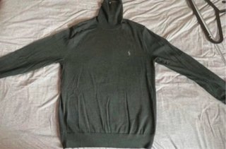 Jersey Polo Ralph Lauren cuello alto verde Talla M