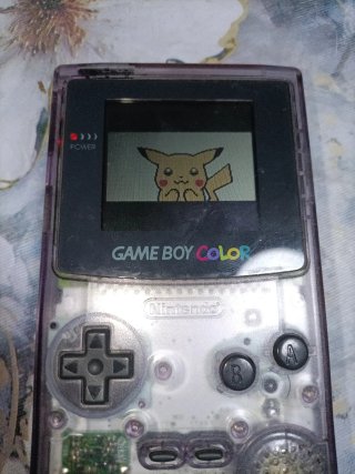 Game Boy Color Viola Trasparente + Pokémon