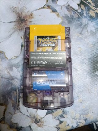 Game Boy Color Viola Trasparente + Pokémon