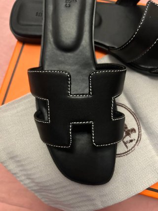 Sandalias Hermès mujer negras