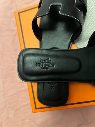 Sandalias Hermès mujer negras