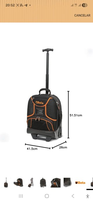 Mochila Porta Herramientas Beta C6T