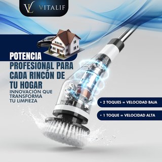Cepillo Eléctrico Vitalif Limpieza Hogar