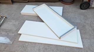 Lote 20 Soportes Balda Panel Lamas 30cm