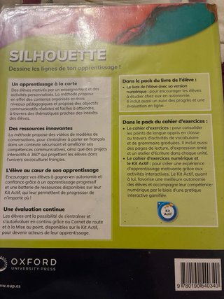 Silhouette 4. Livre de l'élève