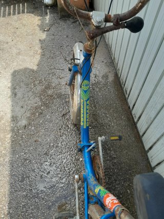 Bicicleta Rabasa antigua azul