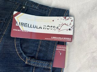 Libellula Rossa Gonna Jeans Plissettata Nuova