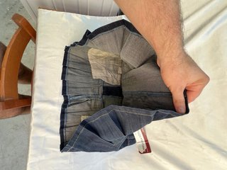 Libellula Rossa Gonna Jeans Plissettata Nuova