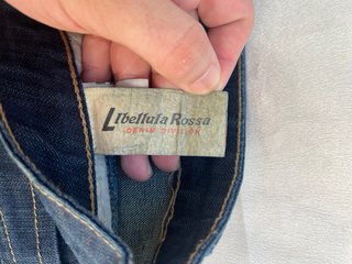 Libellula Rossa Gonna Jeans Plissettata Nuova