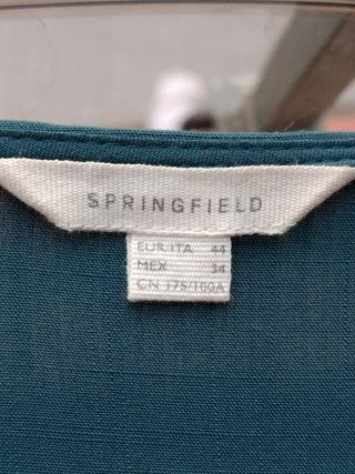 Vestido cruzado  Springfield T.44