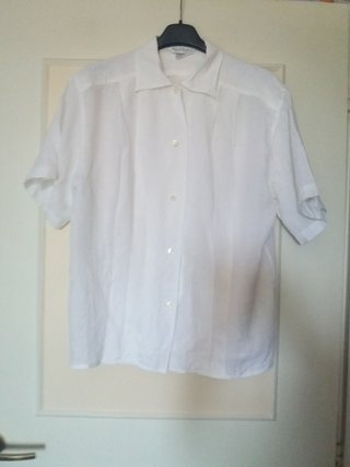 Camicia Max Mara Lino Bianca Taglia M/L