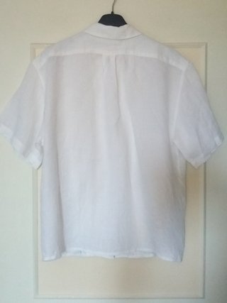 Camicia Max Mara Lino Bianca Taglia M/L
