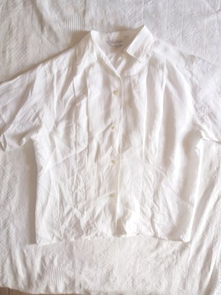 Camicia Max Mara Lino Bianca Taglia M/L