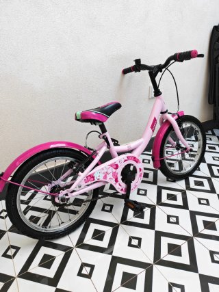 Bicicleta infantil B-PRO 16 rosa