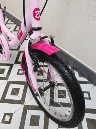Bicicleta infantil B-PRO 16 rosa